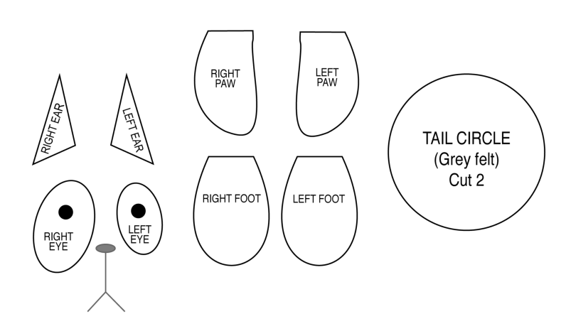 Cat Ears Diagram - Schematics On the web image about Printable Cat Ears identified as Cat Ears Diagram - Schematics On-line